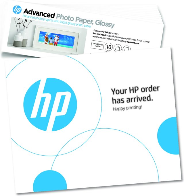 HP 49V51A Hartie foto Advanced glossy 101x305mm, 250 g/mp, 10 coli, 196068405090