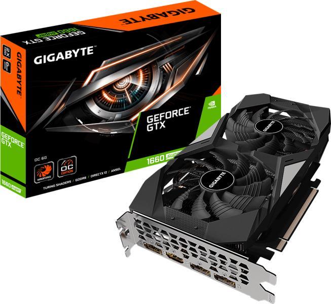 Gigabyte GV-N166SOC-6GD Placa video Gigabyte GeForce GTX 1660 SUPER OC 6GB Core Clock 1830 MHz, 4719331305888