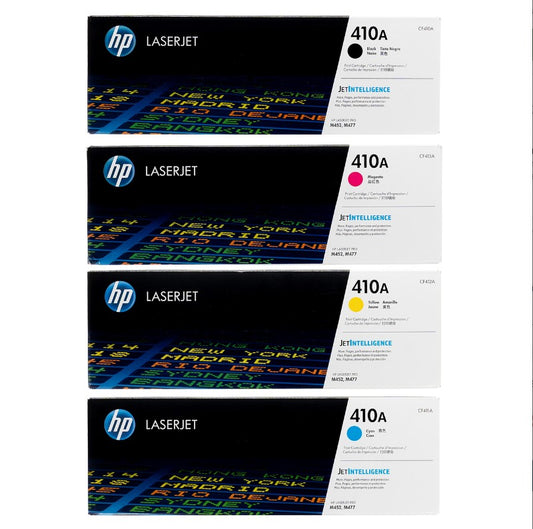 HP cf410/1/2/3A Bundle No. 410A CF410/11/12/13A, 689355553272