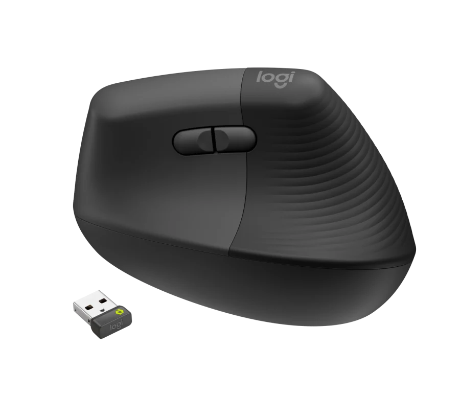 Logitech 910-006494 Lift for Business Ergonomic Vertical Mouse, Graphite, 5099206099838