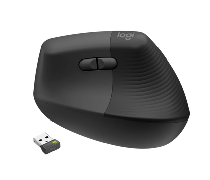 Logitech 910-006494 Lift for Business Ergonomic Vertical Mouse, Graphite, 5099206099838