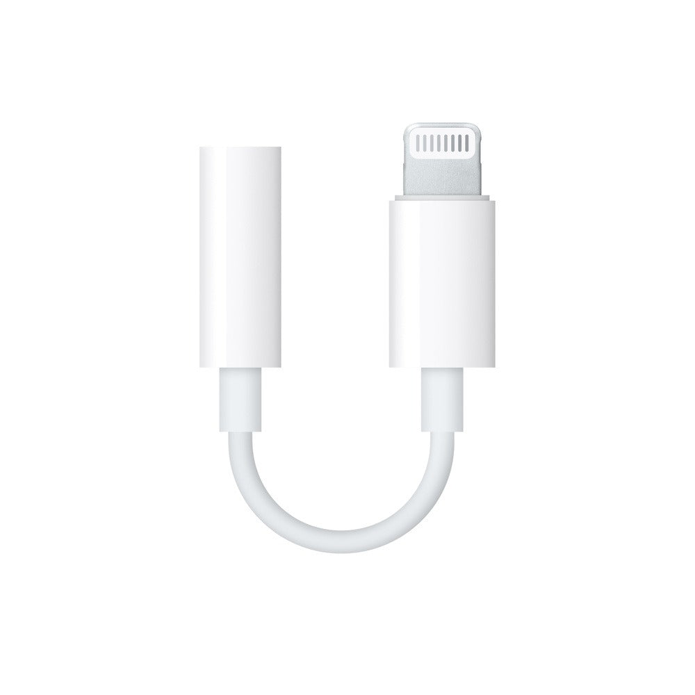 Apple MMX62ZM/A CABLU ADAPTOR, Iphone Lightning to Jack 3.5mm, lungime 10 cm, alb, 190198001795