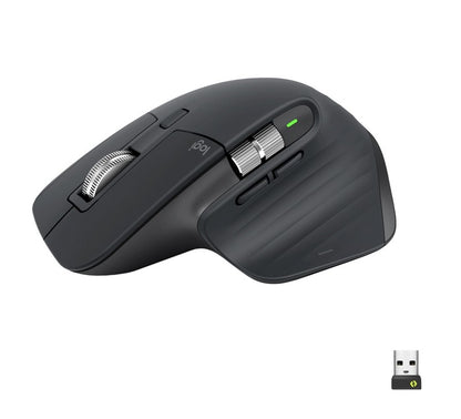 Logitech 910-006559 Mouse MX Master 3S Performance Wireless, Graphite, 5099206103726