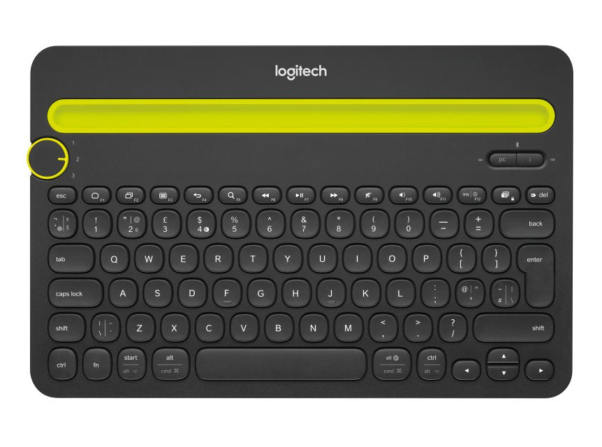 Logitech 920-006366 K480 Bluetooth Multi-Device Keyboard QWERTY US International Black, 5099206052826