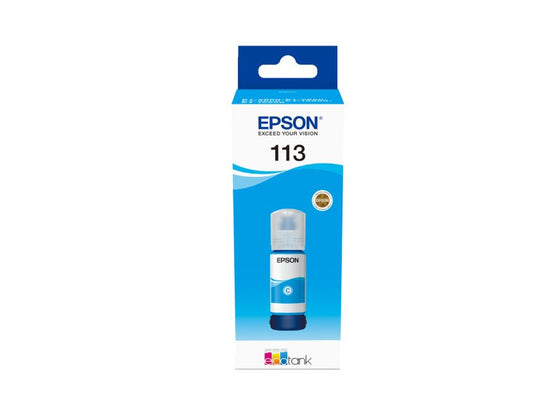 Epson C13T06B240 Cerneala 113 EcoTank Pigment Cyan ink bottle, 8715946674711