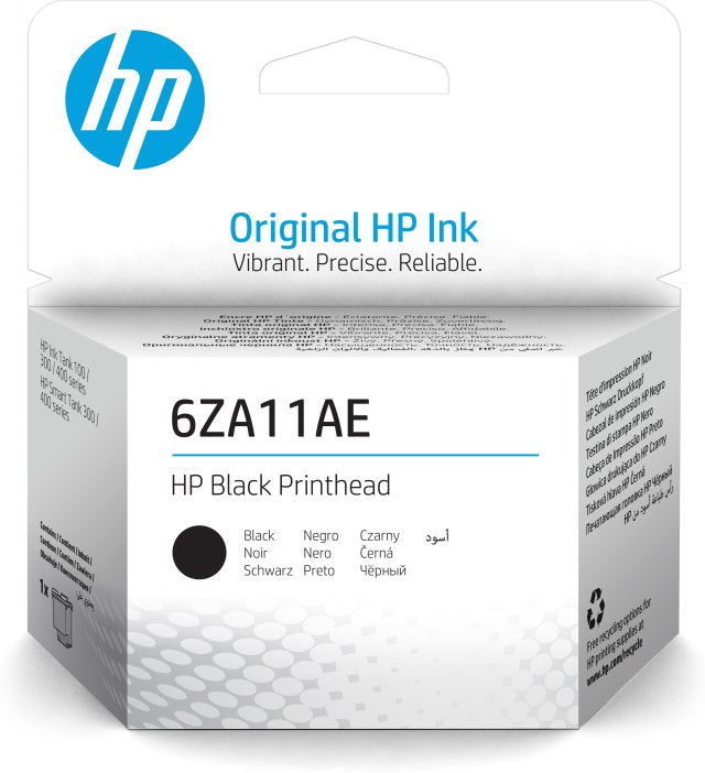 HP 6ZA11AE Black Printhead, 194721022097