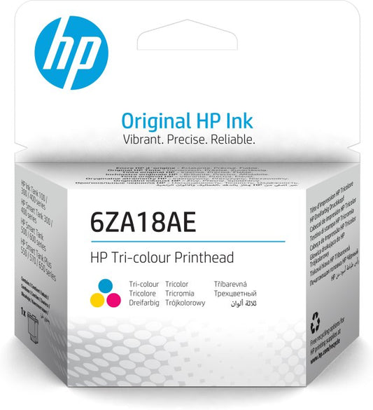 HP 6ZA18AE Tri-Color Printhead, 193905589876