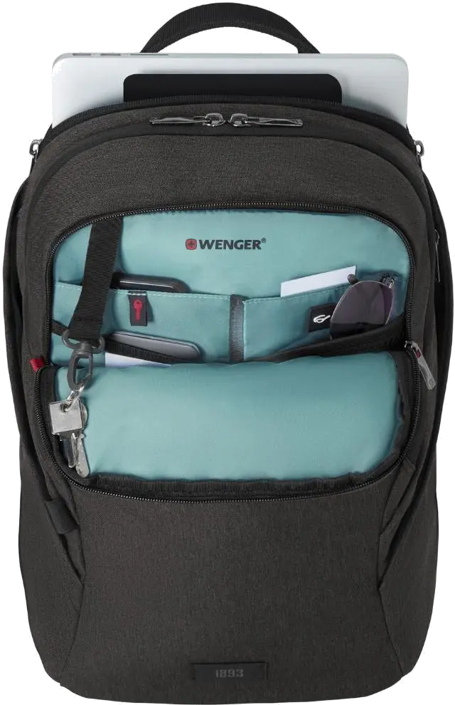 Wenger 611642 MX Light Rucsac laptop 16'' cu buzunar pentru tableta, 21l, Gri, 7613329114483