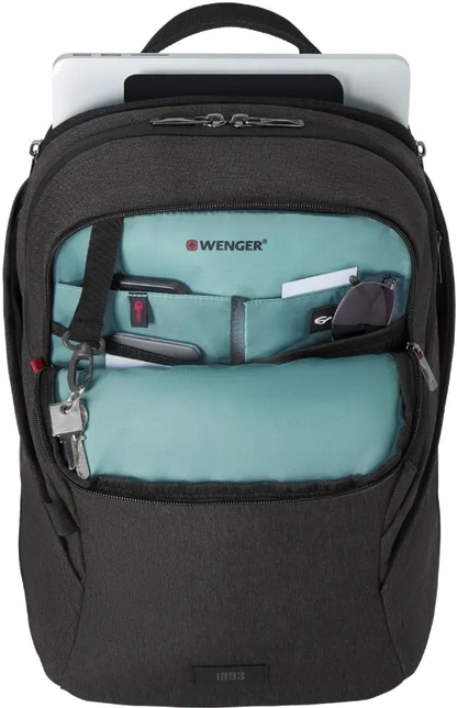 Wenger 611642 MX Light Rucsac laptop 16'' cu buzunar pentru tableta, 21l, Gri, 7613329114483