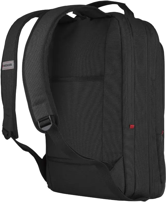 Wenger 606490 City Traveler Carry-On Rucsac 16'' cu buzunar de tableta, expandabil negru, 7613329064498