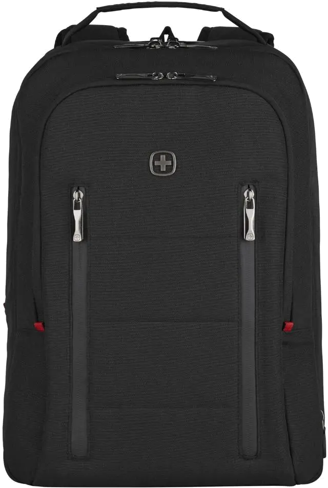 Wenger 606490 City Traveler Carry-On Rucsac 16'' cu buzunar de tableta, expandabil negru, 7613329064498