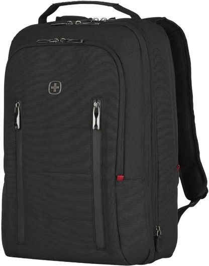 Wenger 606490 City Traveler Carry-On Rucsac 16'' cu buzunar de tableta, expandabil negru, 7613329064498