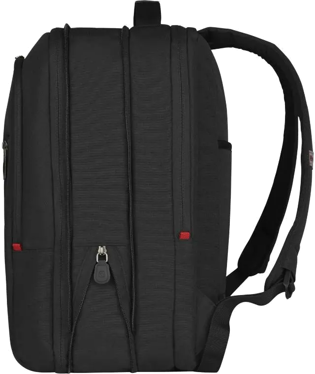 Wenger 606490 City Traveler Carry-On Rucsac 16'' cu buzunar de tableta, expandabil negru, 7613329064498