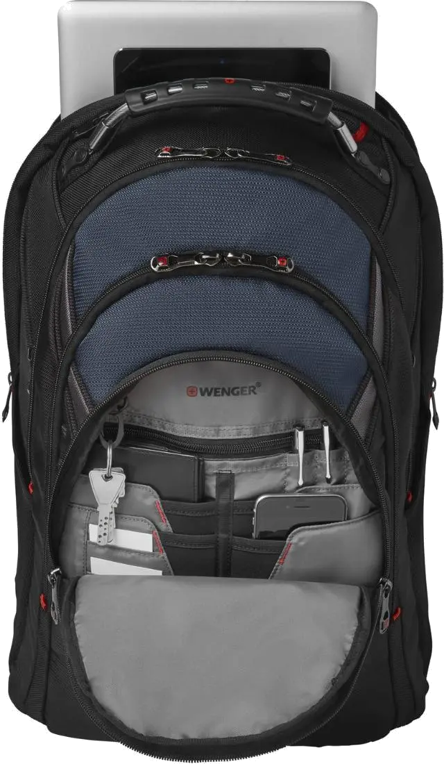 Wenger 600638 Ibex rucsac laptop 17'' cu buzunar de tableta, 23l, albastru, 7613329007969