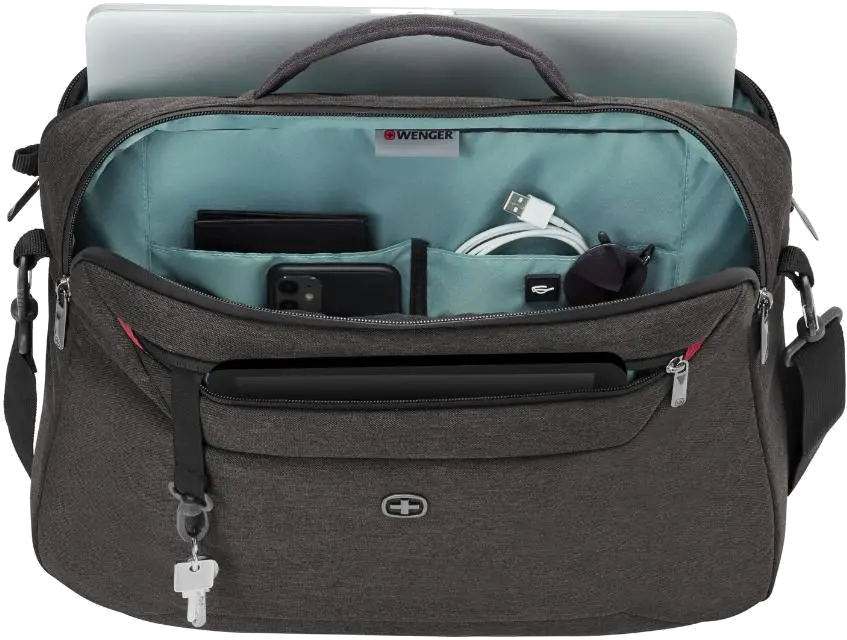 Wenger 611640 MX Commute Geanta laptop 16'' cu bretele pentru spate, 20l, gri, 7613329114469