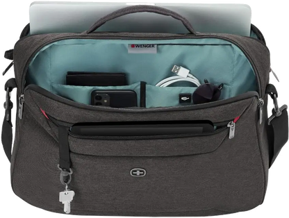 Wenger 611640 MX Commute Geanta laptop 16'' cu bretele pentru spate, 20l, gri, 7613329114469