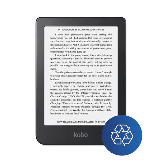 KOBO N506-KU-OB-K-EP Clara 2E e-Book Reader E Ink Carta 1200 touchscreen 6 inch, 1448 x 1072, 681495008568