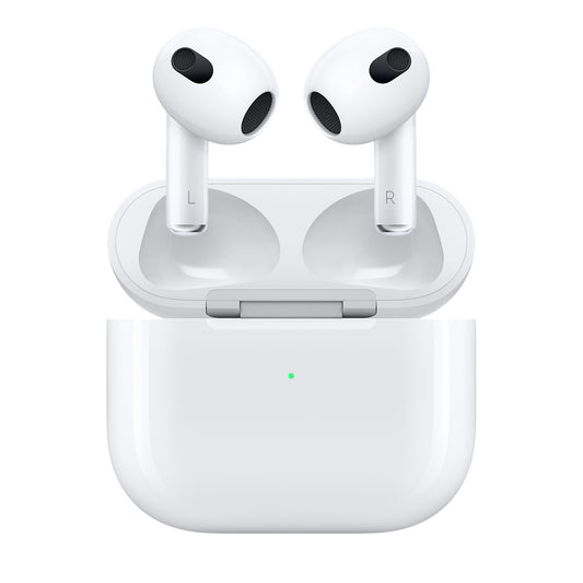 Apple MPNY3ZM/A Casti AirPods (3rd generation) cu Lightning Charging Case, albe, 194253324171