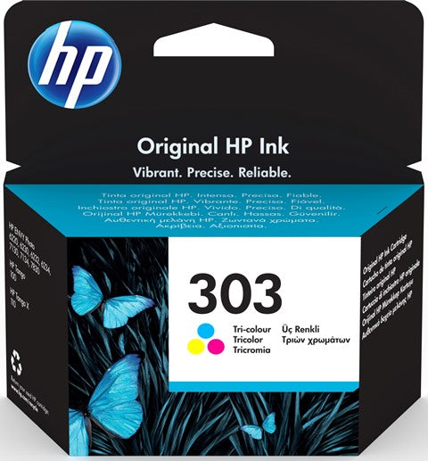 HP T6N01AE Cartus cerneala tri-color no. 303, aprox. 165pag, 190780570975 193015336407