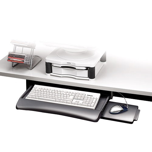 Fellowes 93804 Underdesk Keyboard Manager sertar pentru tastatura si mouse 558x302x52mm