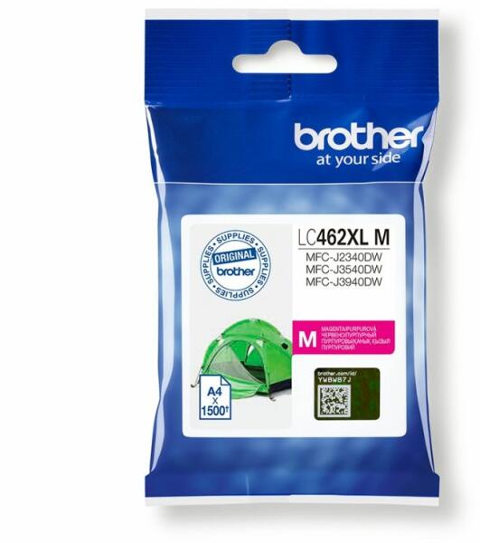 Brother LC-462XLM LC-462XLM Cartus original magenta XL pentru MFC-J2340, 3540DW, 3940DW, 1500pag, 4977766816250