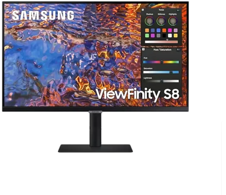 Samsung LS27B800PXUXEN Monitor 27inch UHD 3840x2160 16:9 350cd/mp 178°/178° 1x Display Port 1.4, 3xUSB,, 8806094355796