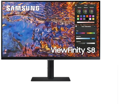 Samsung LS27B800PXUXEN Monitor 27inch UHD 3840x2160 16:9 350cd/mp 178°/178° 1x Display Port 1.4, 3xUSB,, 8806094355796