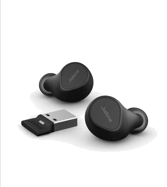 Jabra 20797-989-989 Casca EVOLVE2 Buds UC fara fir, cu suport incarcare, conectare Bluetooth, USB-A, 5706991026597