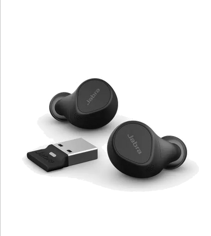 Jabra 20797-989-989 Casca EVOLVE2 Buds UC fara fir, cu suport incarcare, conectare Bluetooth, USB-A, 5706991026597