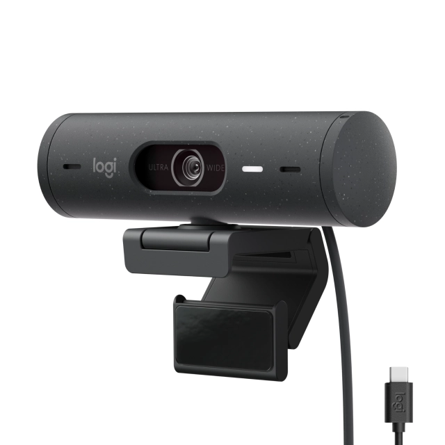 Logitech 960-001459 Camera web Brio 505 4 MP 1920x1080 pixels, USB graphit, EMEA, 5099206104884