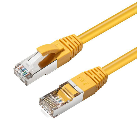 MicroConnect MC-SFTP6A02Y Patch cord 2m Yellow CAT6A S/FTP LSZH up to 10GB 500Mhz PoE+ ready, 5704174257967