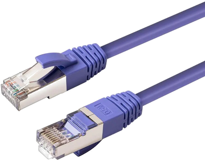 MicroConnect MC-SFTP6A02P Patch cord 2m Purple CAT6A S/FTP LSZH up to 10GB 500Mhz PoE+ ready, 5704174955597