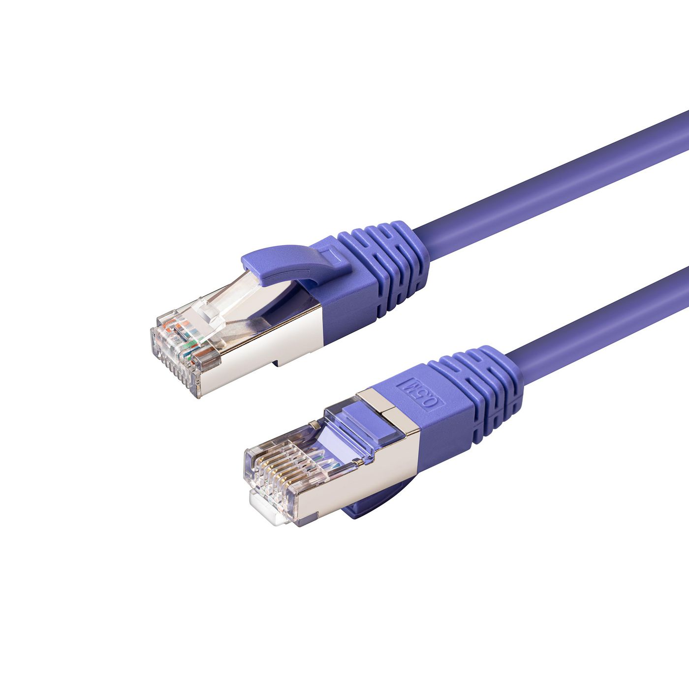 MicroConnect MC-SFTP6A02P Patch cord 2m Purple CAT6A S/FTP LSZH up to 10GB 500Mhz PoE+ ready, 5704174955597