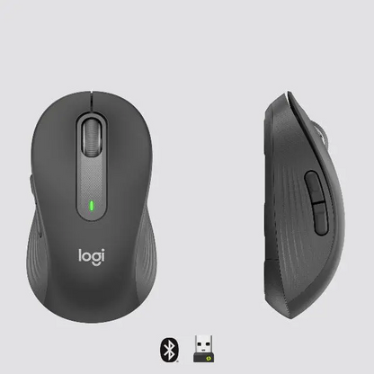 Logitech 910-006274 Signature M650 Wireless Mouse for Business, Graphite, medium, 5099206097254