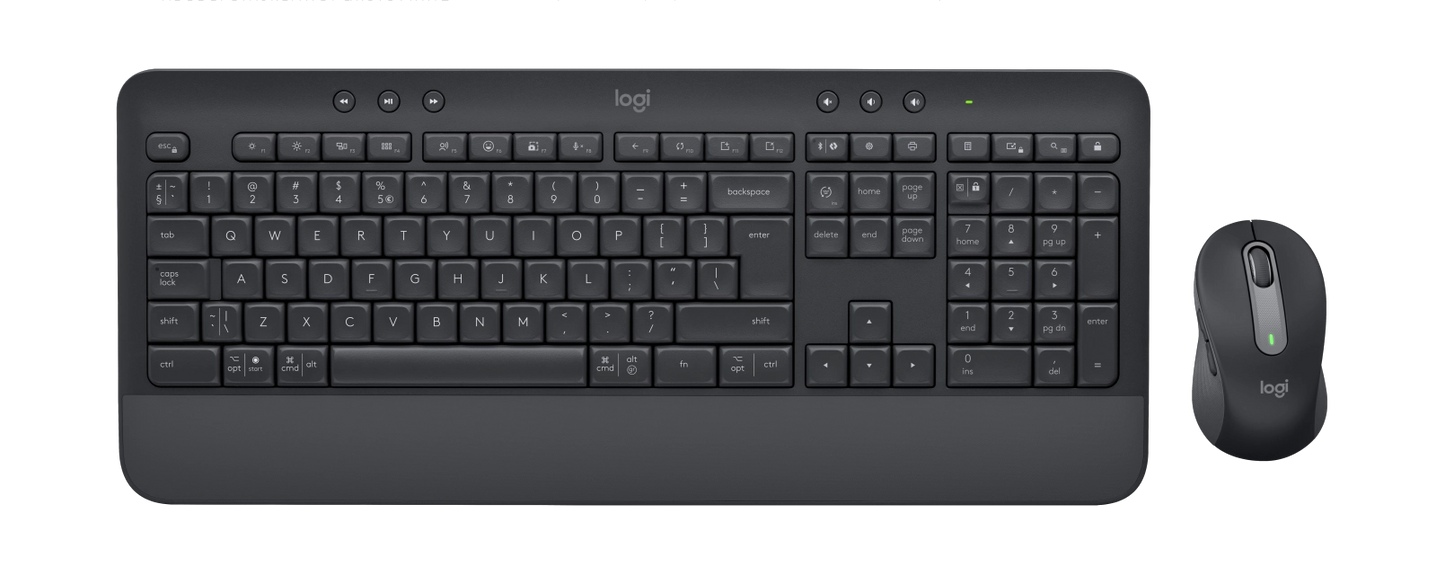 Logitech 920-011004 Signature MK650 Business Wireless Combo, US Intl Layout, Graphite, 5099206105249