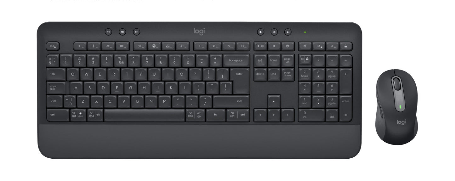 Logitech 920-011004 Signature MK650 Business Wireless Combo, US Intl Layout, Graphite, 5099206105249