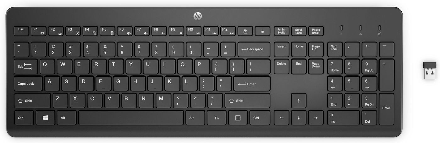 HP 3L1E7AA 230 Tastatura wireless taste chiclet functioneaza cu baterii 2xAAA, 195908430025