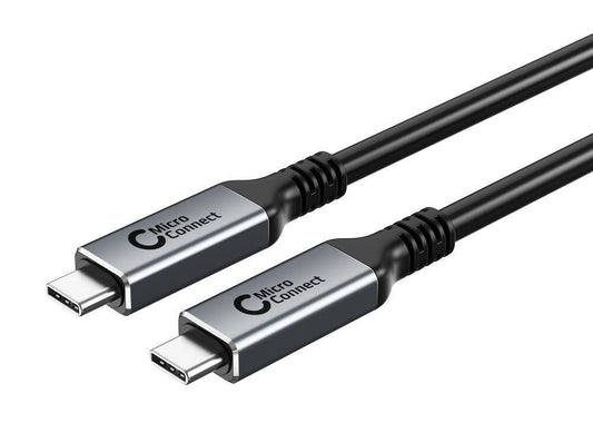 MicroConnect USB3.2CC5 USB-C 3.1 Gen 2, Male-Male, Cable, 20 Gbps, 3840x2160p@60Hz Ultra HD 4K, PD 100W, 5704174556107