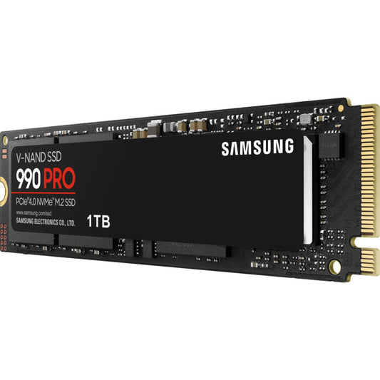 Samsung MZ-V9P1T0BW 990 PRO SSD 1TB, NVMe 2.0 M.2 2280 PCIe Gen 4.0 x 4, R/W speed:7450/6900 MB/s, 8806094215021