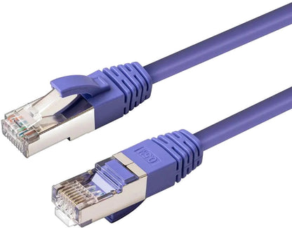 MicroConnect MC-SFTP6A0025P CAT6A S/FTP 0.25m Purple LSZH, 5704174955559