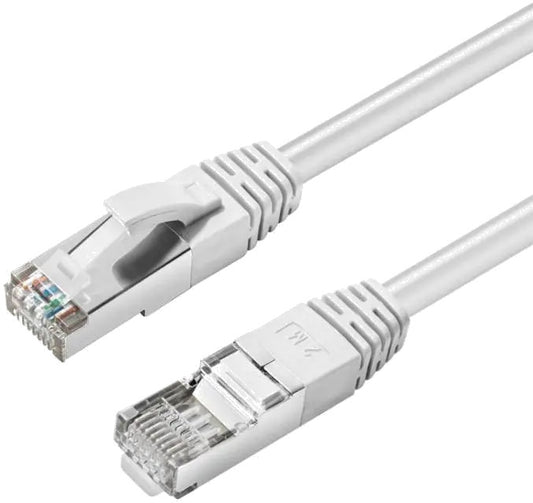 MicroConnect MC-SFTP6A05W CAT6A S/FTP 5m White LSZH, Shielded Network Cable, LSZH, 5704174257868