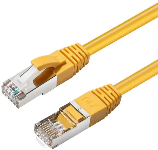 MicroConnect MC-SFTP6A075Y CAT6A S/FTP 7.5m Yellow LSZH, Shielded Network Cable, LSZH, 5704174258001