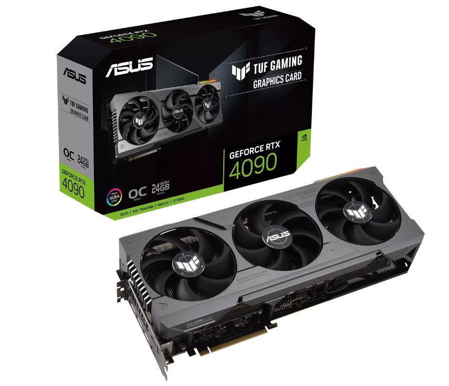 Asus TUF-RTX4090-O24G-GAMING TUF Gaming GeForce RTX 4090 OC Edition 24GB GDDR6X with DLSS3 384bit PCIE 4.0