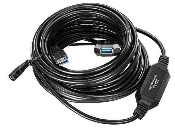 MicroConnect USB3.0AAF10A Active USB 3.0 cable, A-A M-F, With integrated repeater, 10m, 5706998252869