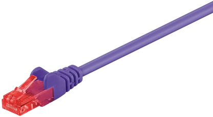 MicroConnect B-UTP6005P U/UTP CAT6 0.5M Purple PVC, Unshielded Network Cable, 5711045325588