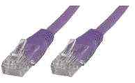 MicroConnect B-UTP6015P U/UTP CAT6 1,5M Purple PVC, Unshielded Network Cable, 5711045325625