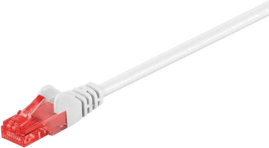 MicroConnect B-UTP6015W U/UTP CAT6 1,5M white PVC, Unshielded Network Cable, 5711045326318