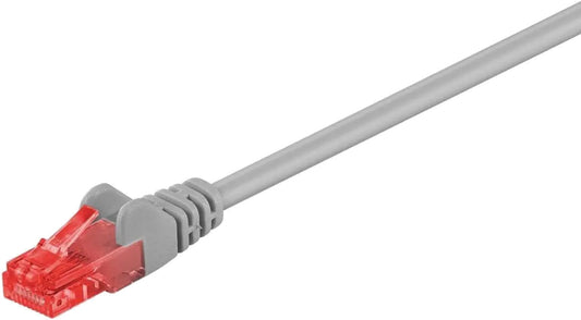 MicroConnect B-UTP602 U/UTP CAT6 2M Grey PVC, Unshielded Network Cable, 5711045251962