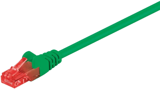 MicroConnect B-UTP602G U/UTP CAT6 2M Green PVC, Unshielded Network Cable, 5711045263996