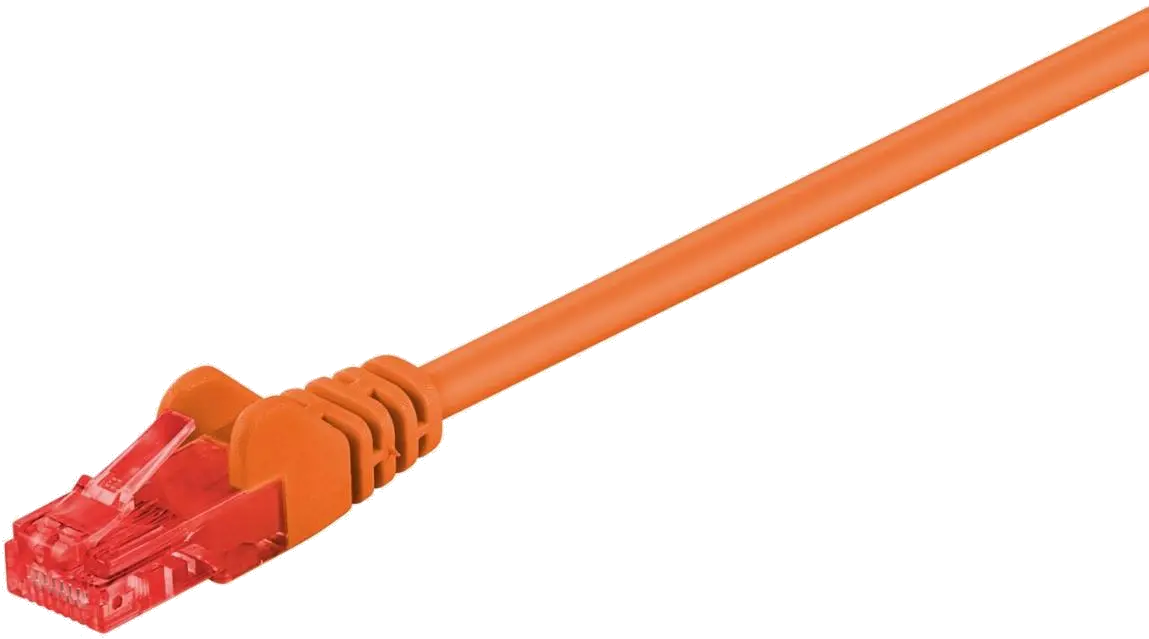 MicroConnect B-UTP603O U/UTP CAT6 3M Orange PVC, Unshielded Network Cable, 5711045325526